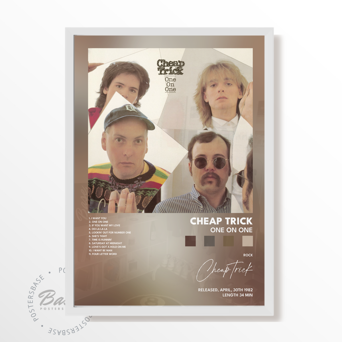 cheap trick One On One poster