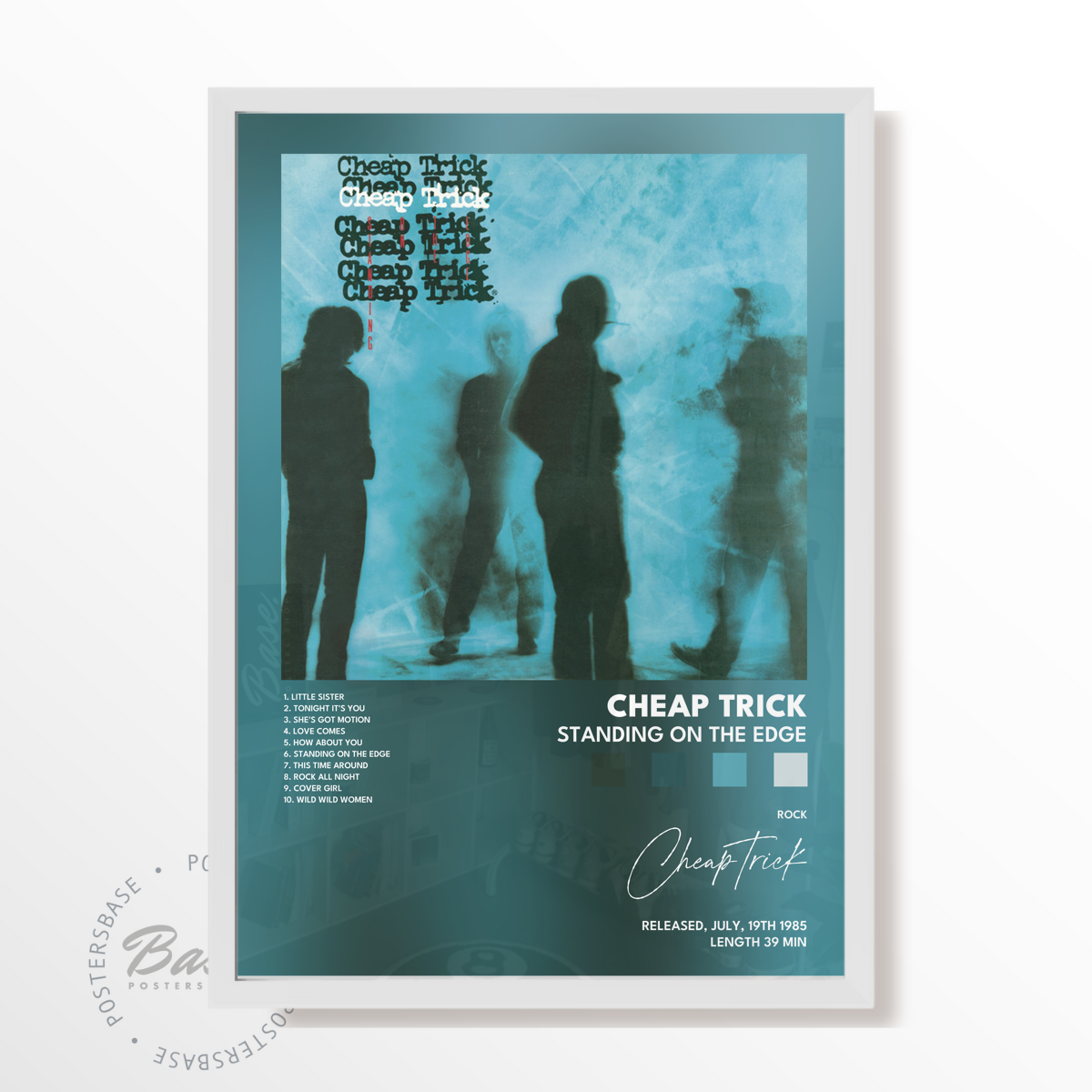 cheap trick Standing On The Edge poster