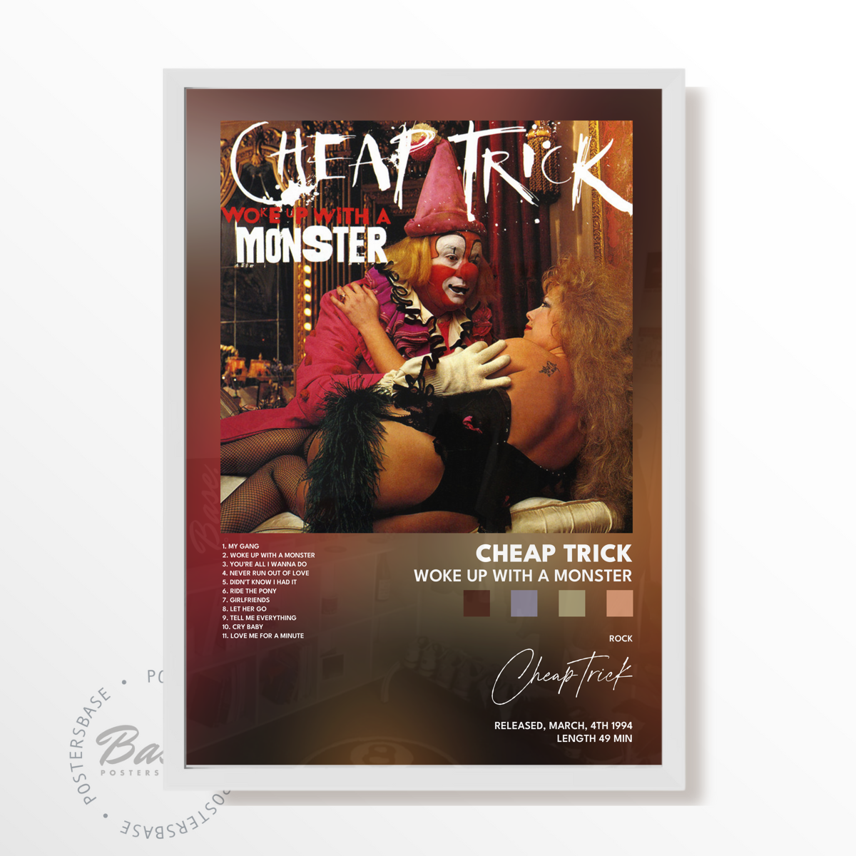 cheap trick Woke Up With A Monster poster