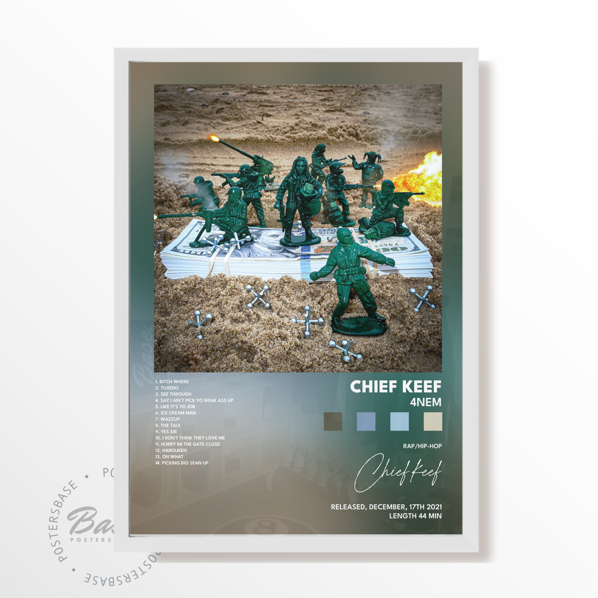 chief keef 4NEM poster