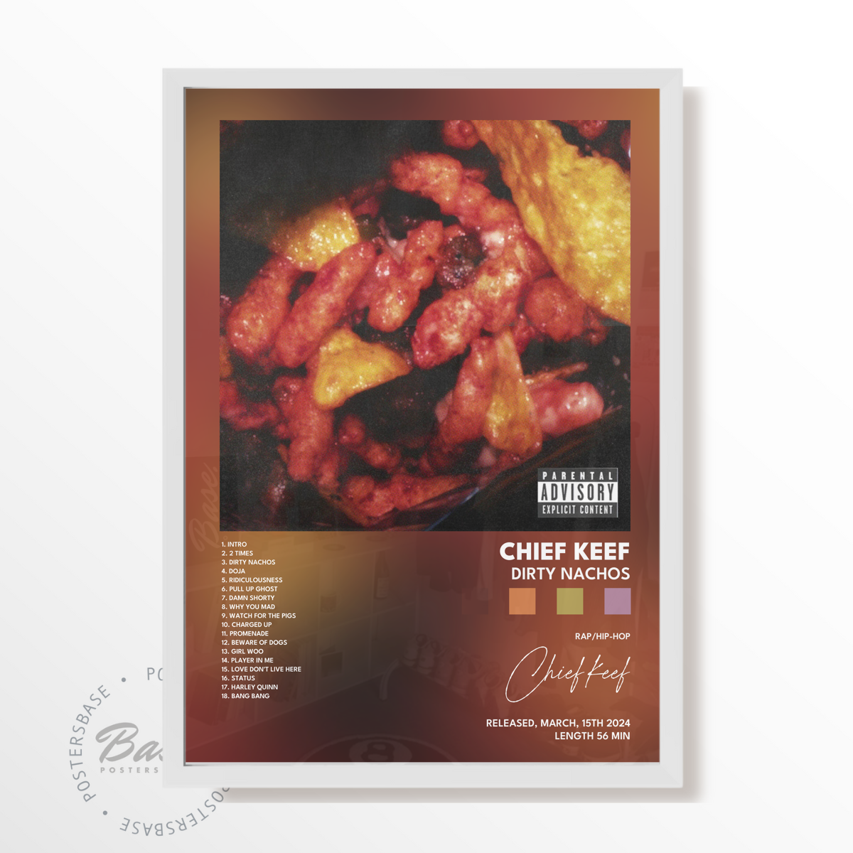 chief keef DIRTY NACHOS poster