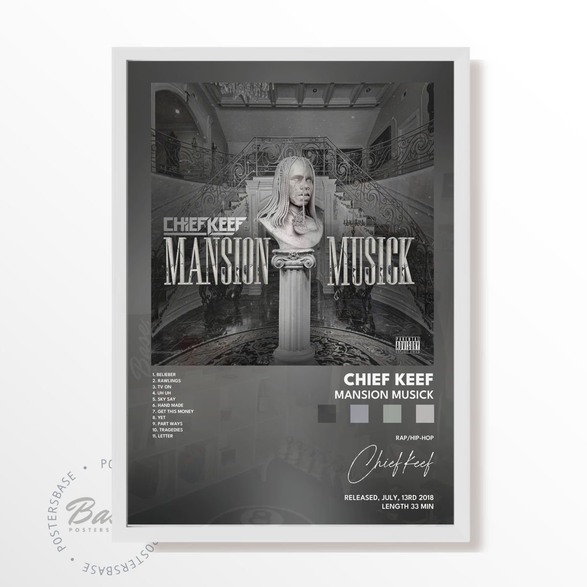 chief keef Mansion Musick poster