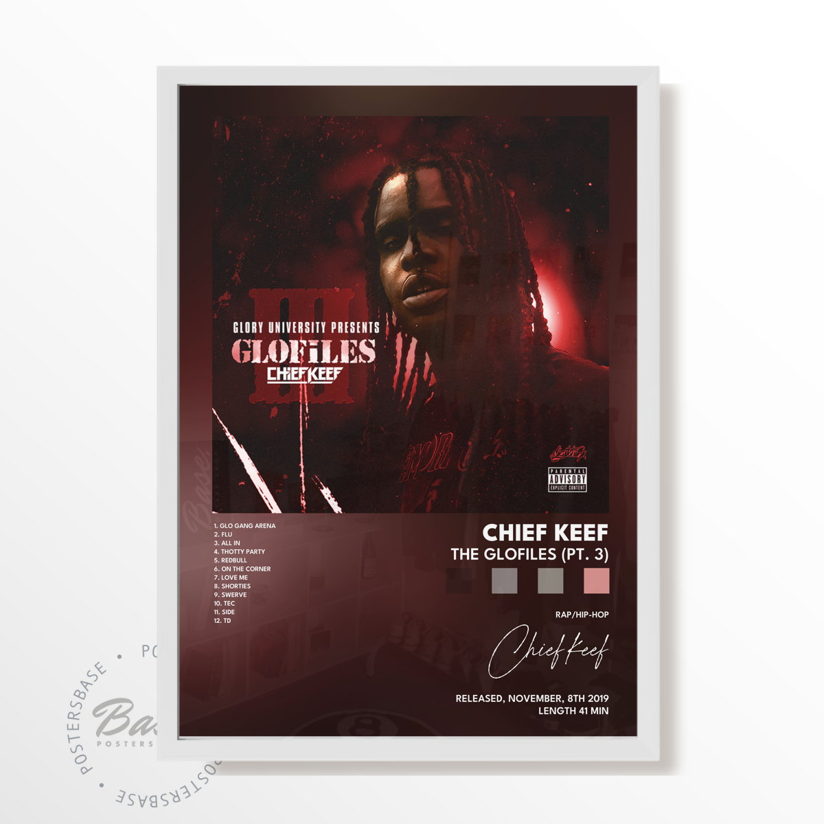 chief keef The GloFiles Pt 3 poster