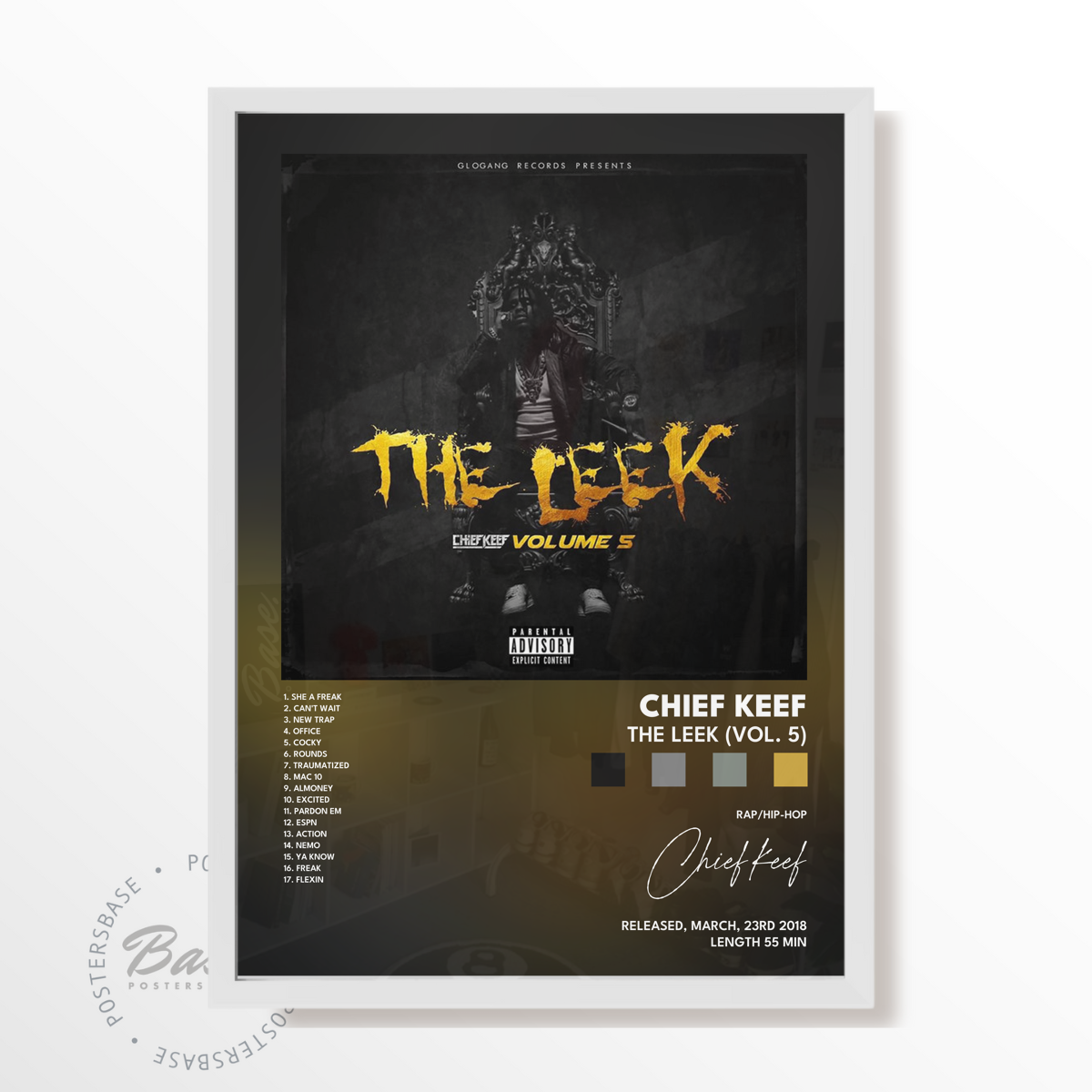 chief keef The Leek Vol 5 poster