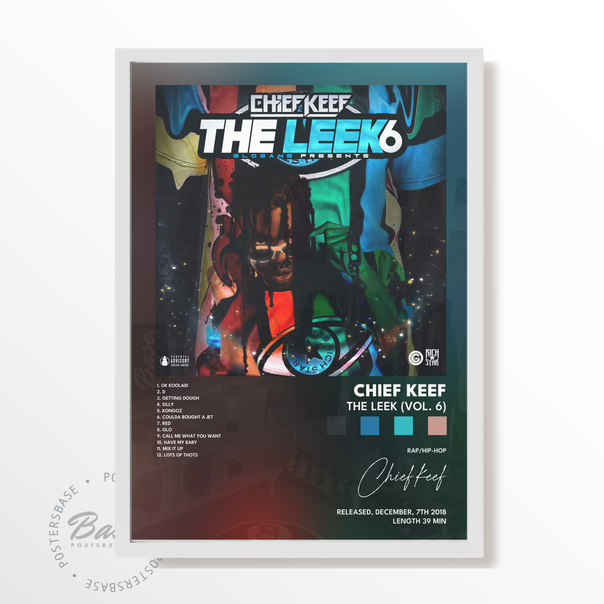 chief keef The Leek Vol 6 poster