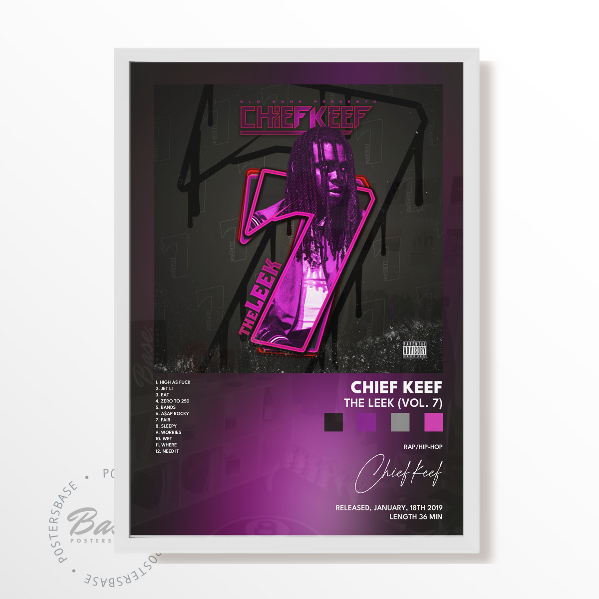 chief keef The Leek Vol 7 poster