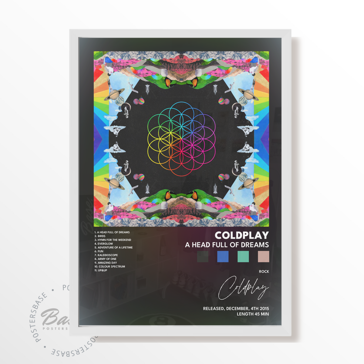 coldplay A Head Full of Dreams poster