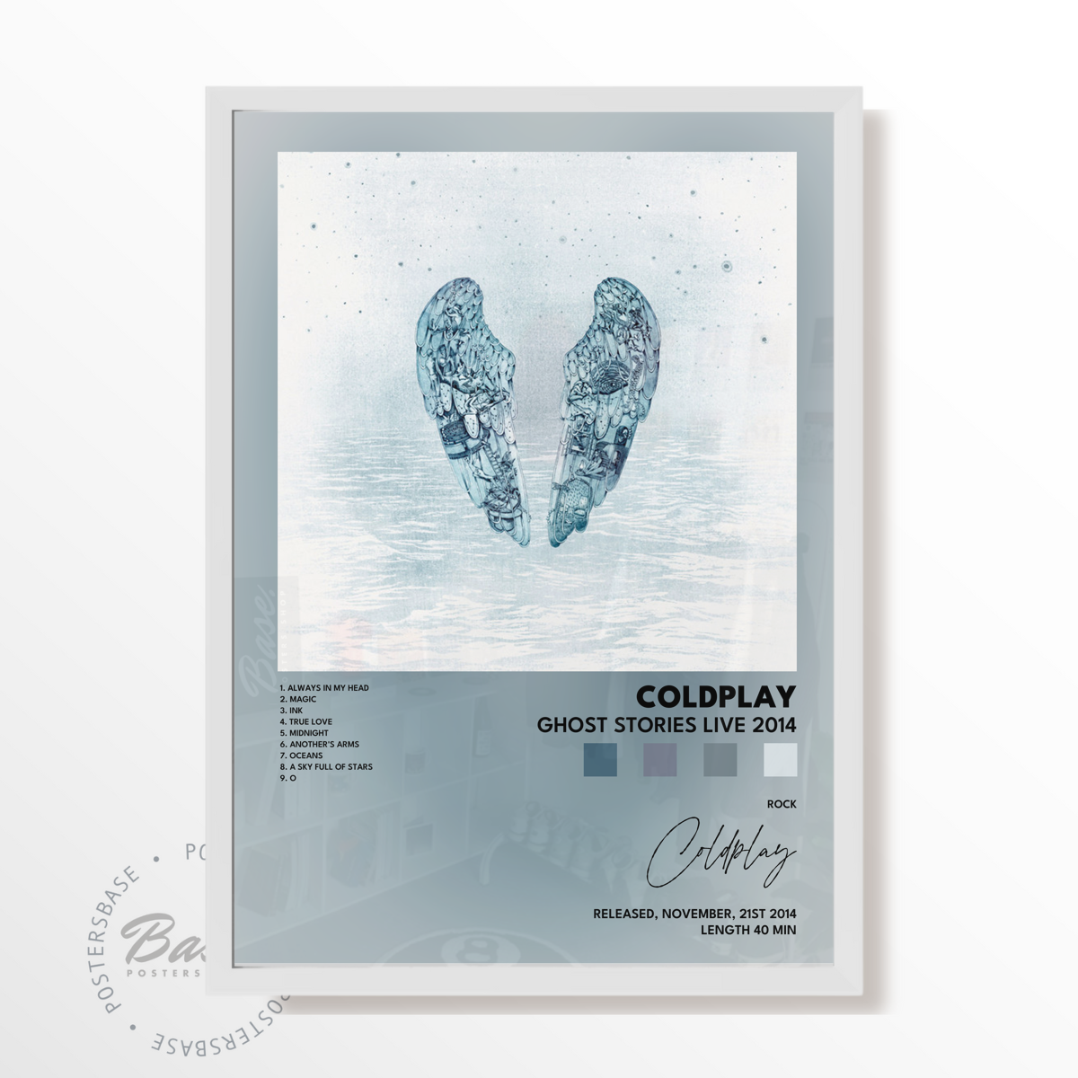 coldplay Ghost Stories Live 2014 poster