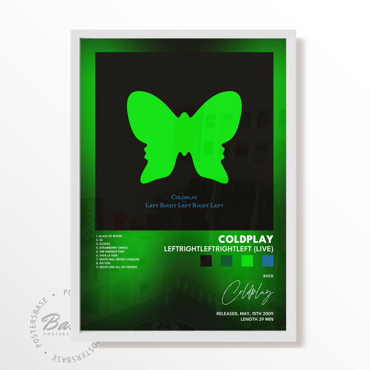 coldplay LeftRightLeftRightLeft Live poster