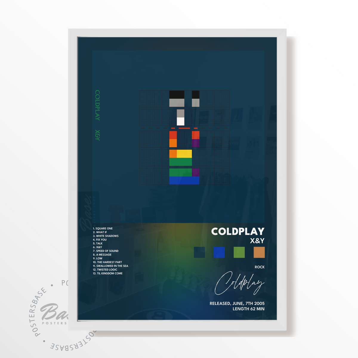 coldplay XY poster