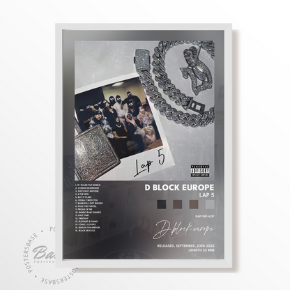 d block europe Lap 5 poster