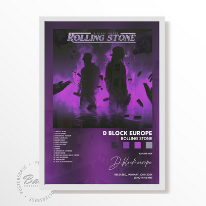 d block europe Rolling Stone poster