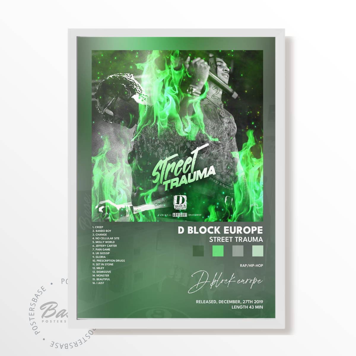 d block europe Street Trauma poster