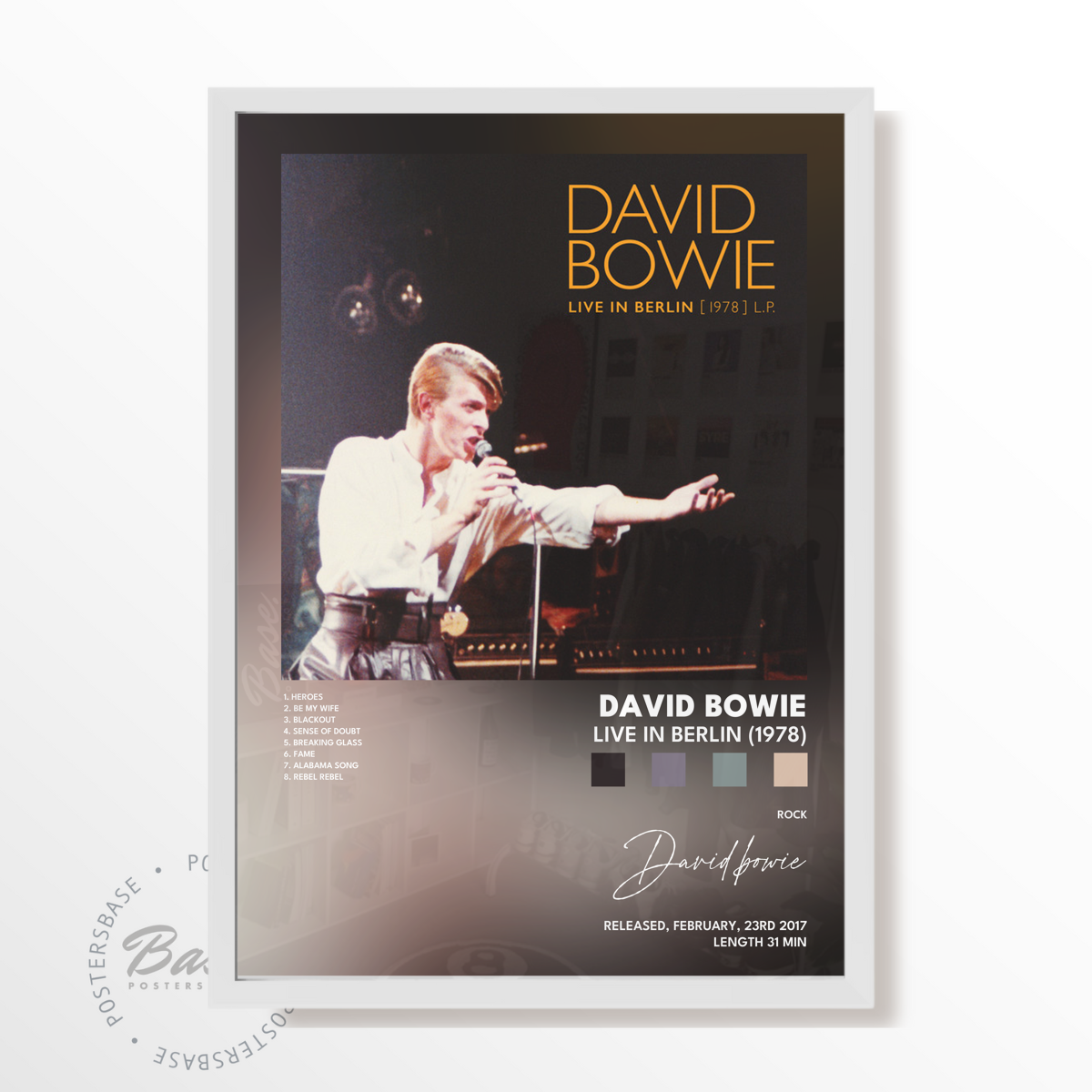 洋楽 David Bowie Live in Berlin 1978 LP David Bowie Live in Berlin 1978 LP