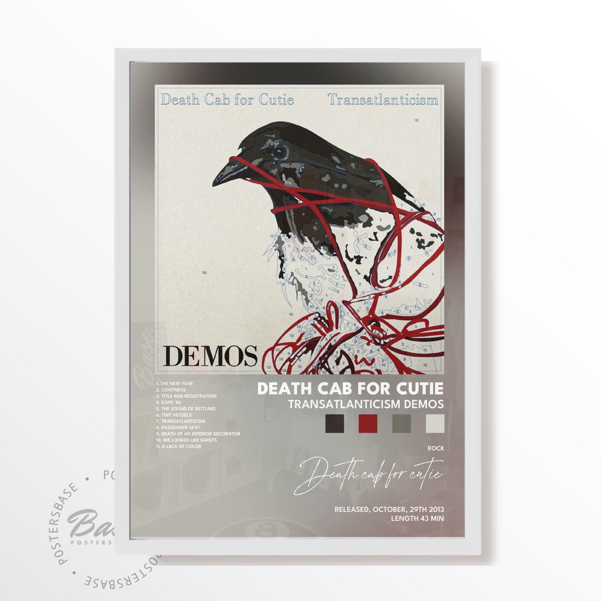 death cab for cutie Transatlanticism Demos poster