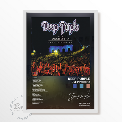 deep purple Live in Verona poster