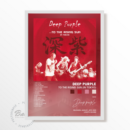 deep purple To the Rising Sun In Tokyo poster