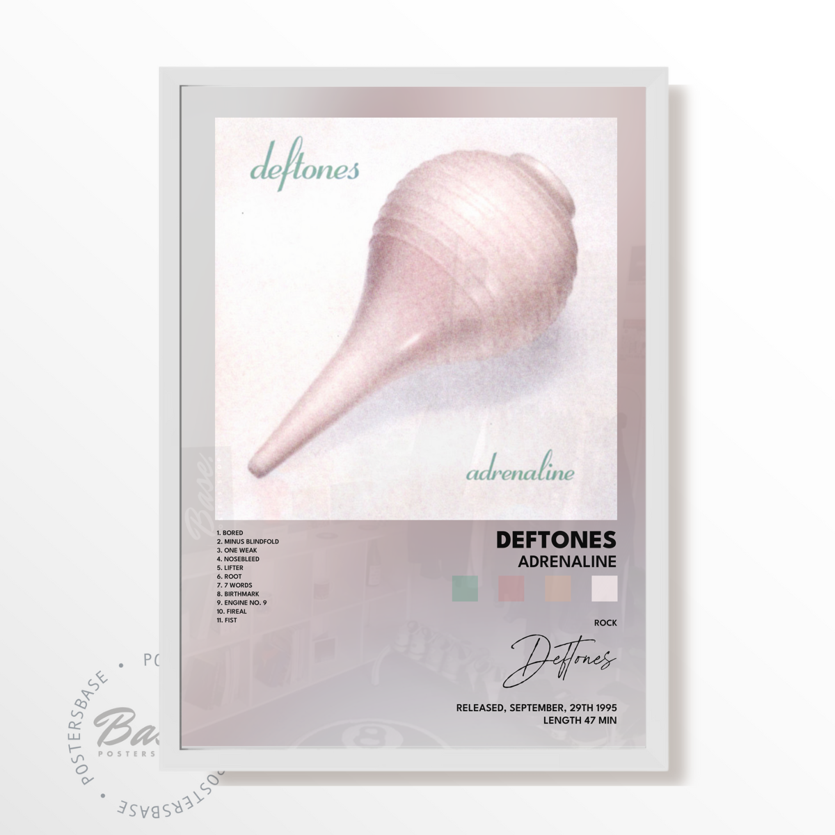 deftones Adrenaline poster