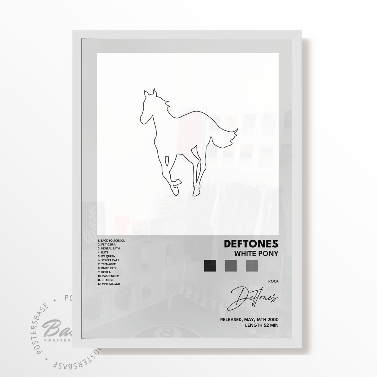 deftones White Pony poster