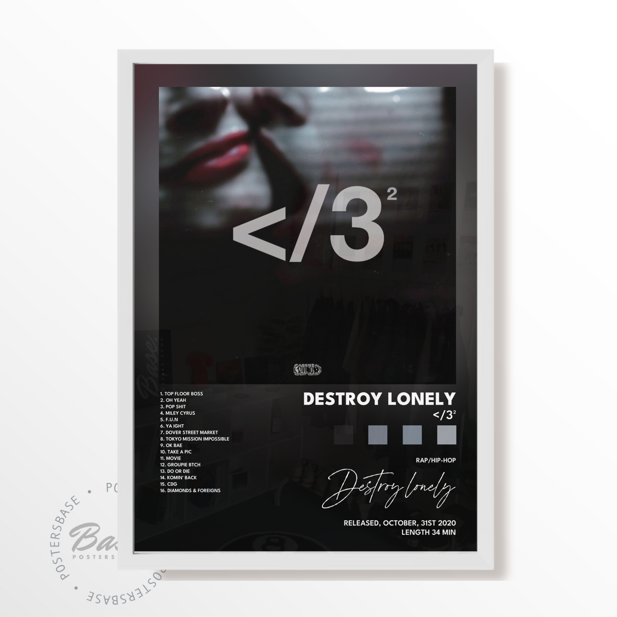 destroy lonely 3² poster