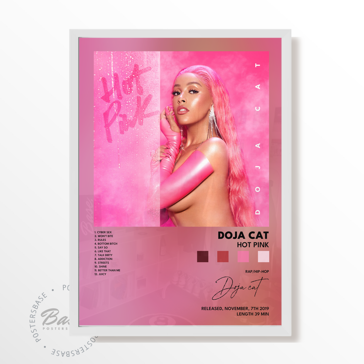 doja cat Hot Pink poster