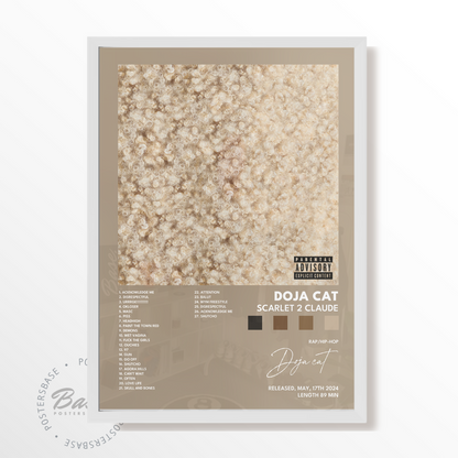 doja cat Scarlet 2 CLAUDE poster