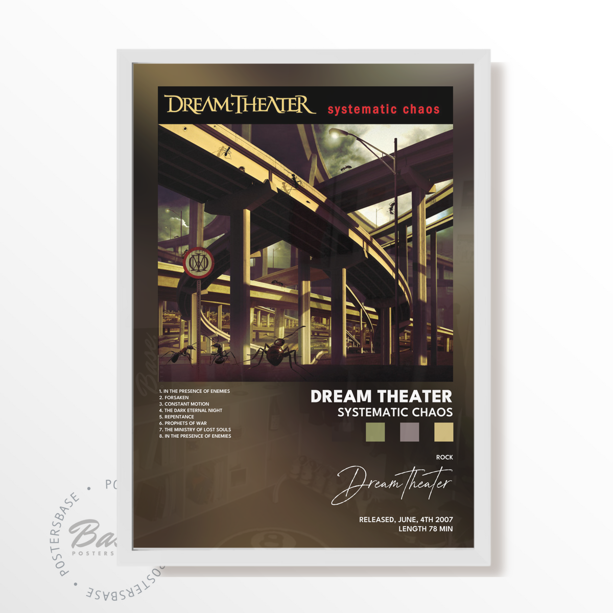 dream theater Systematic Chaos poster