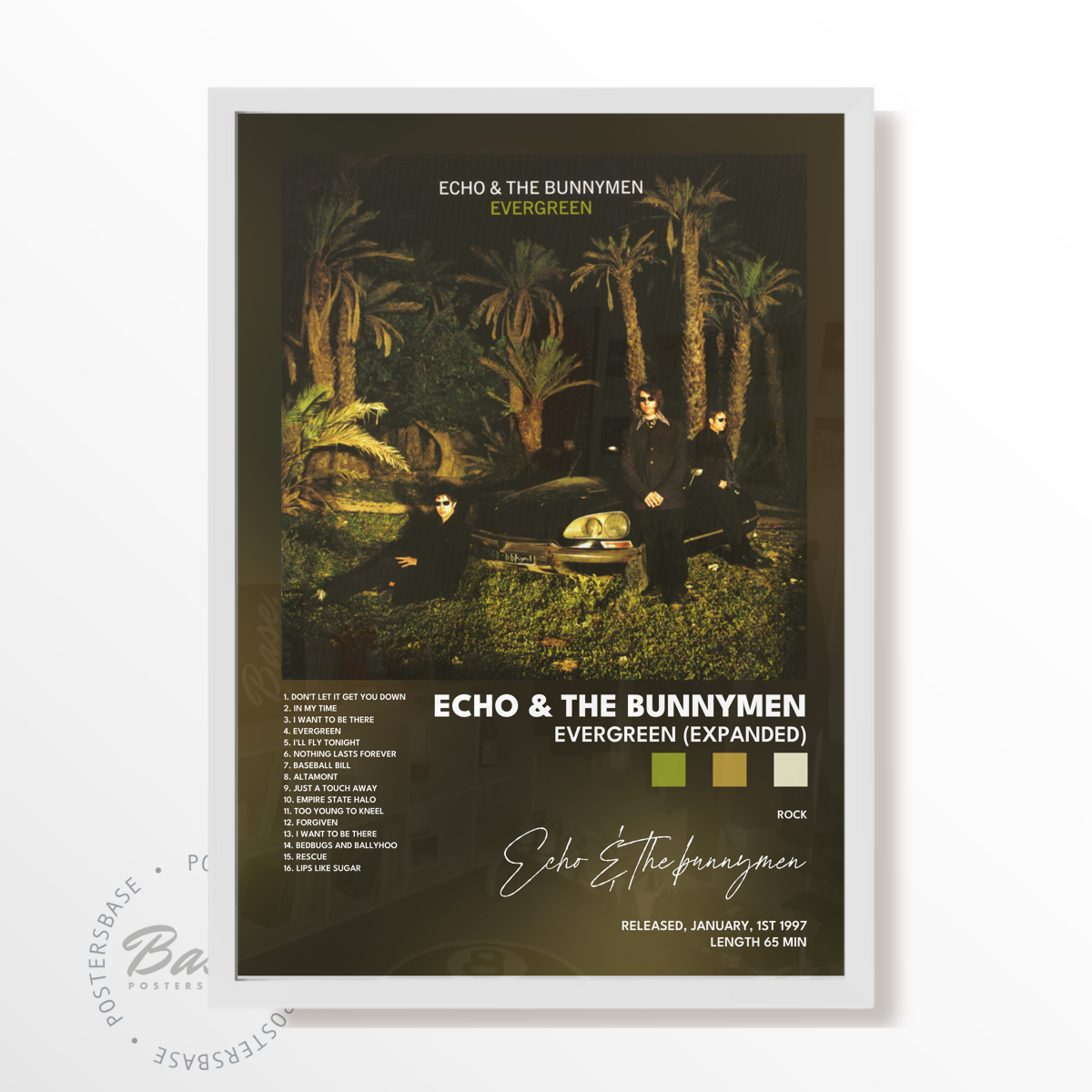 echo  the bunnymen Evergreen Expanded poster