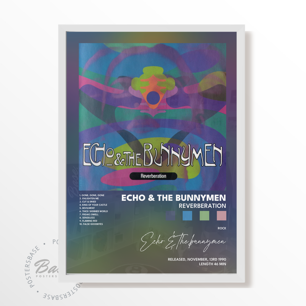 echo  the bunnymen Reverberation poster