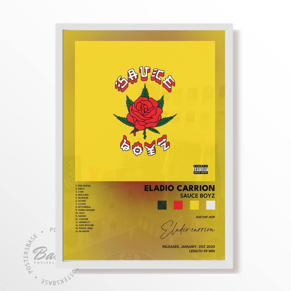 eladio carrion Sauce Boyz poster