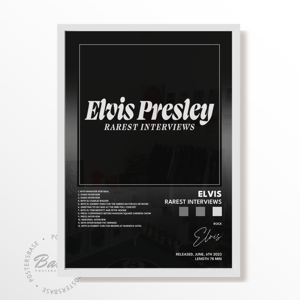 elvis Rarest Interviews poster