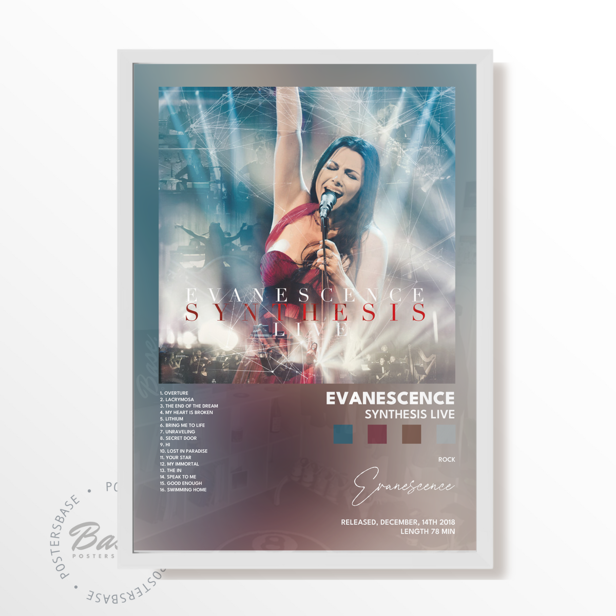 evanescence Synthesis Live poster