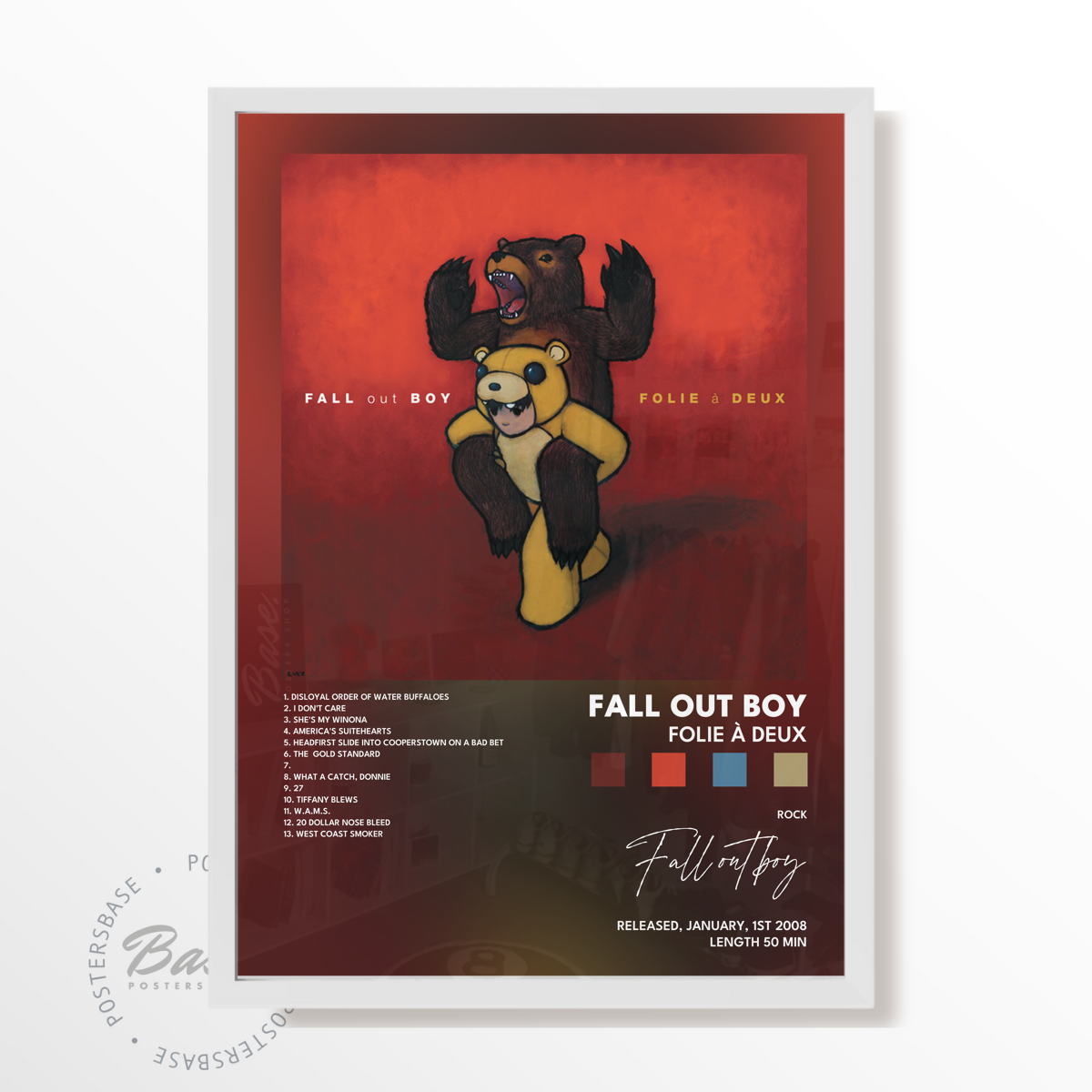 fall out boy Folie à Deux poster