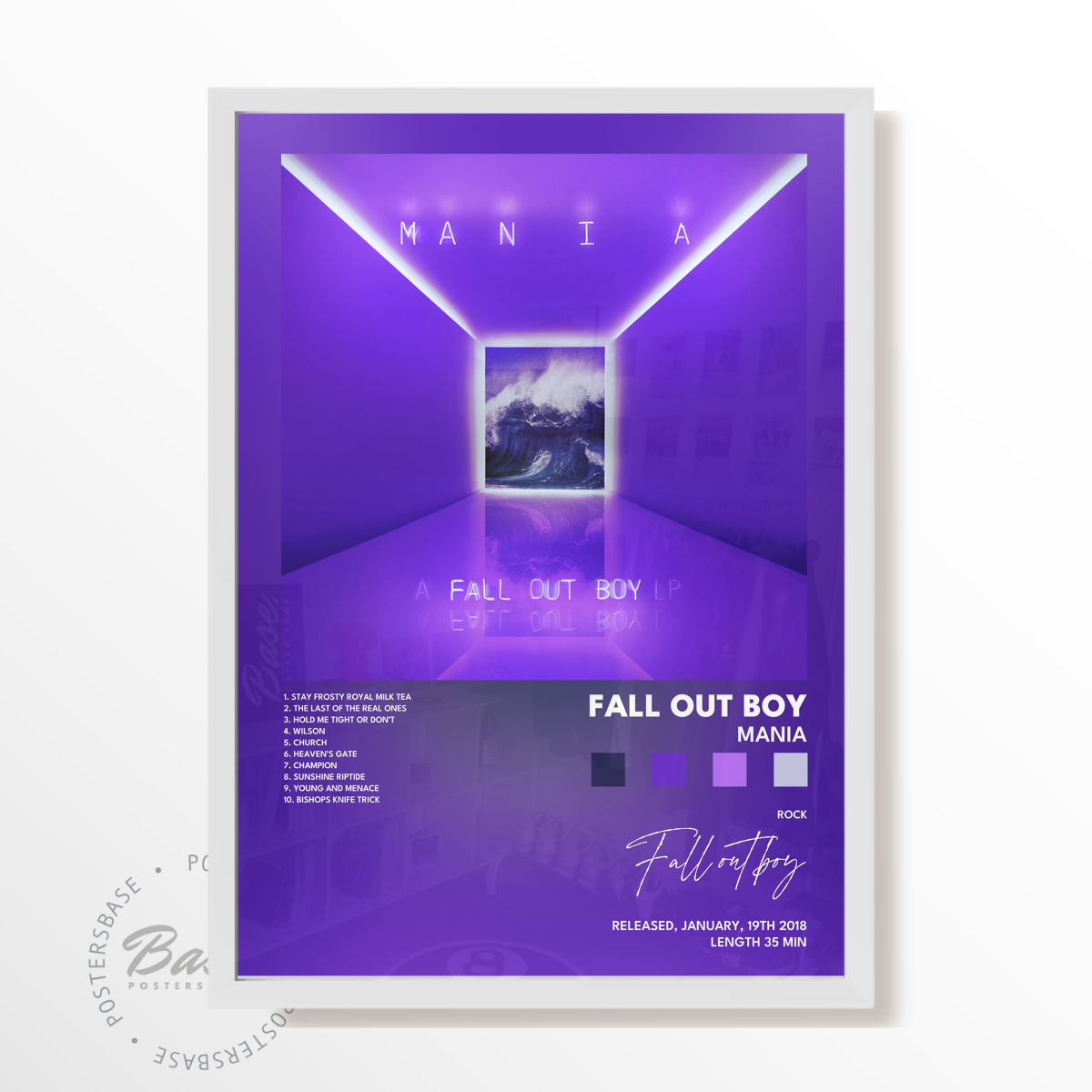 fall out boy MANIA poster