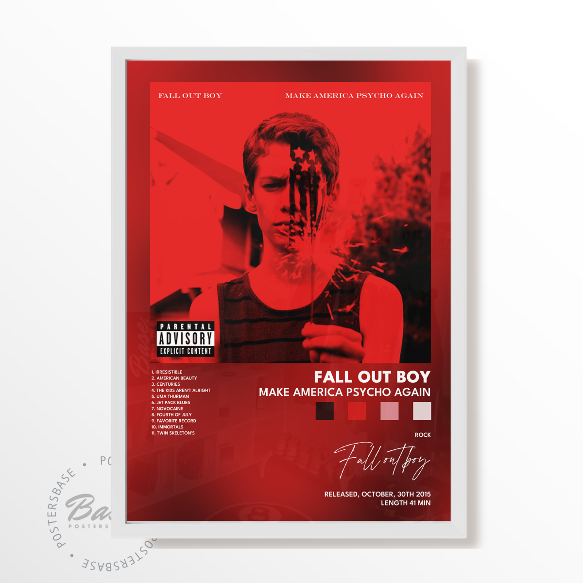 fall out boy Make America Psycho Again poster