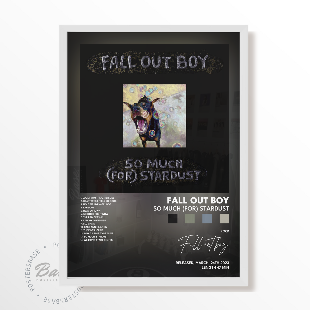 fall out boy So Much For Stardust poster