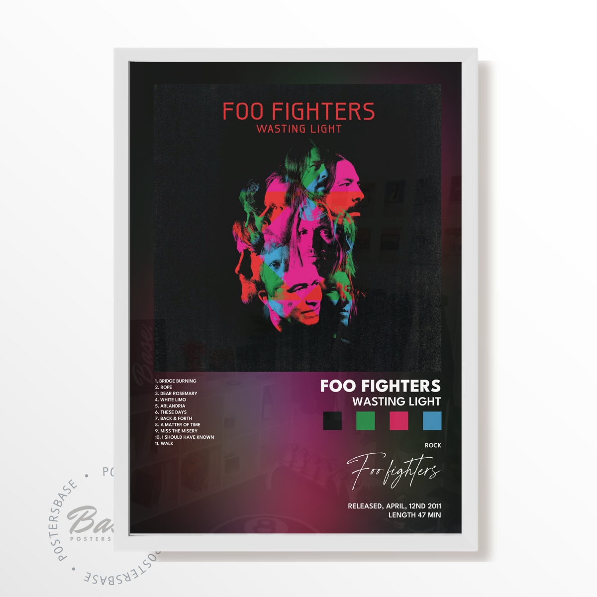 foo fighters Wasting Light poster