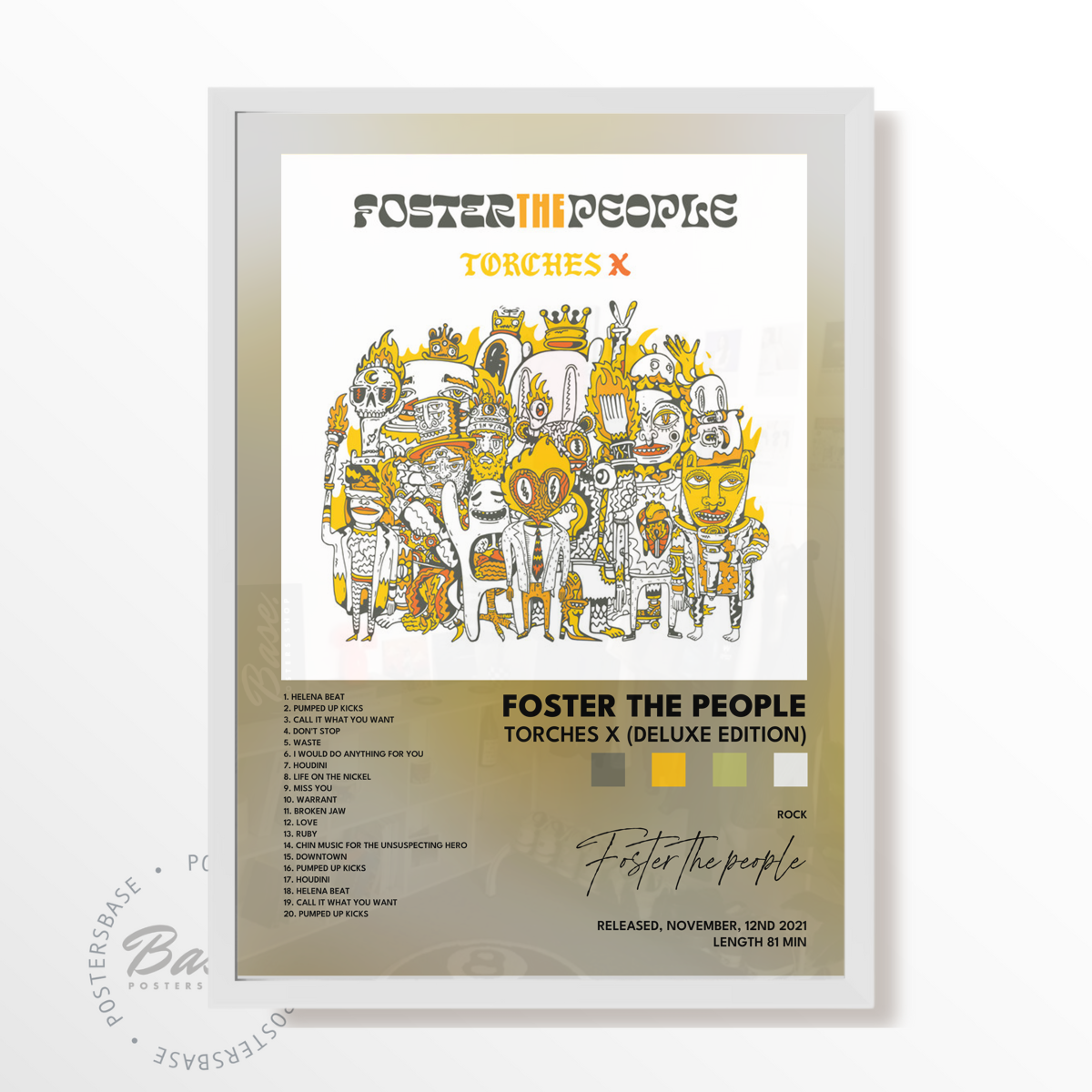 foster the people Torches X Deluxe Edition poster