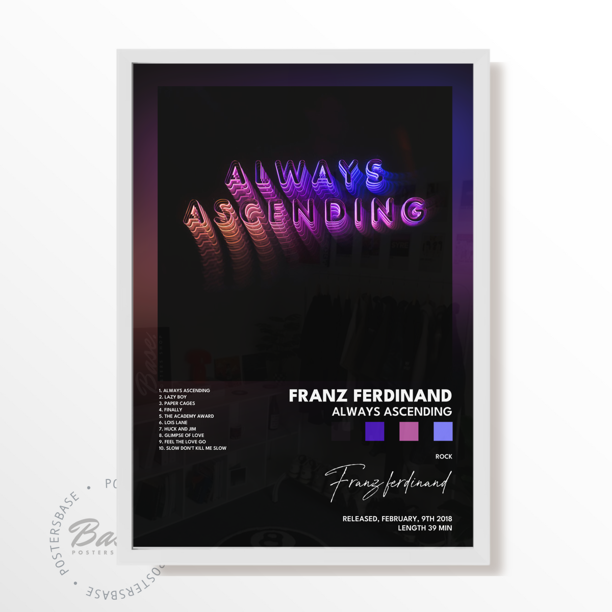 franz ferdinand Always Ascending poster