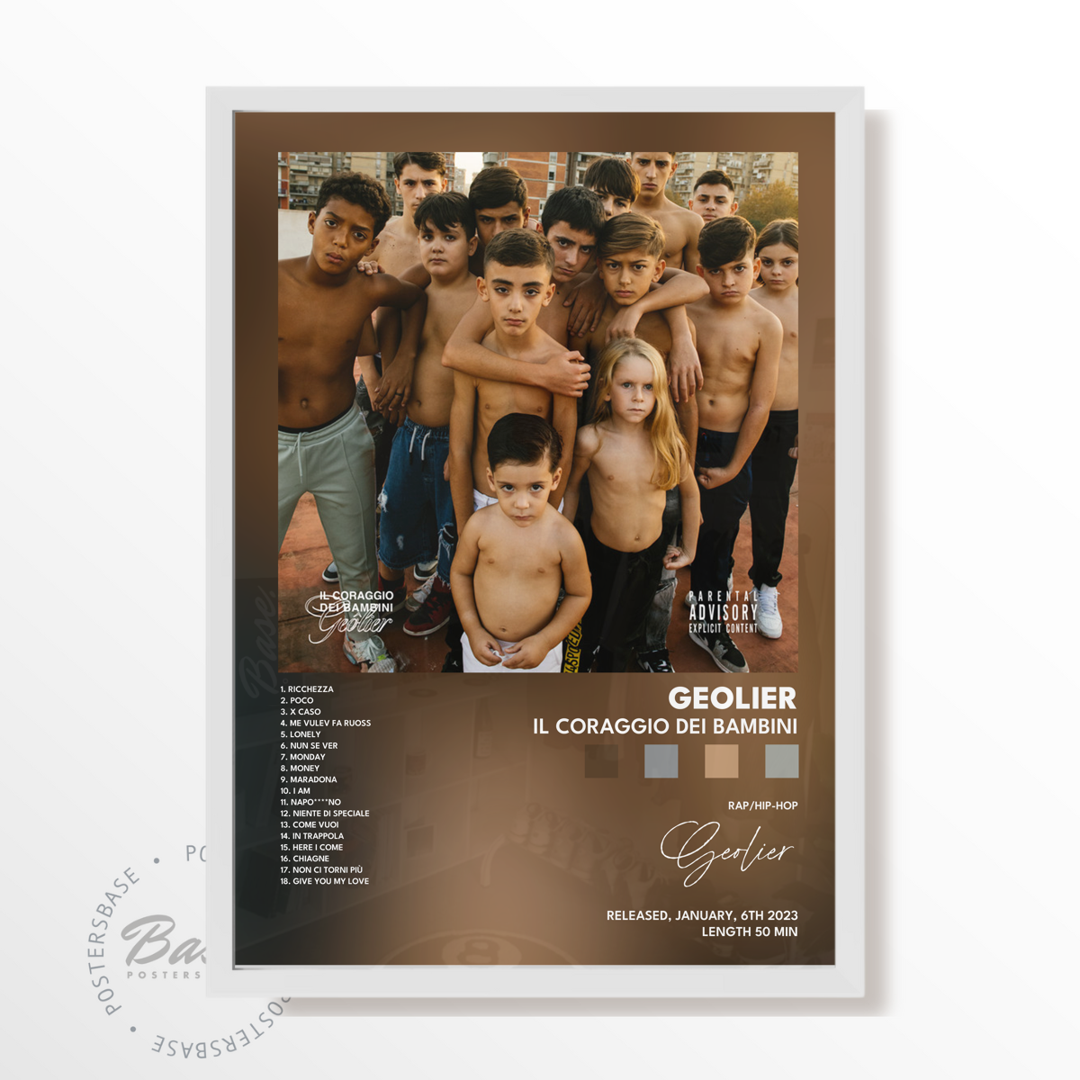 geolier IL CORAGGIO DEI BAMBINI poster