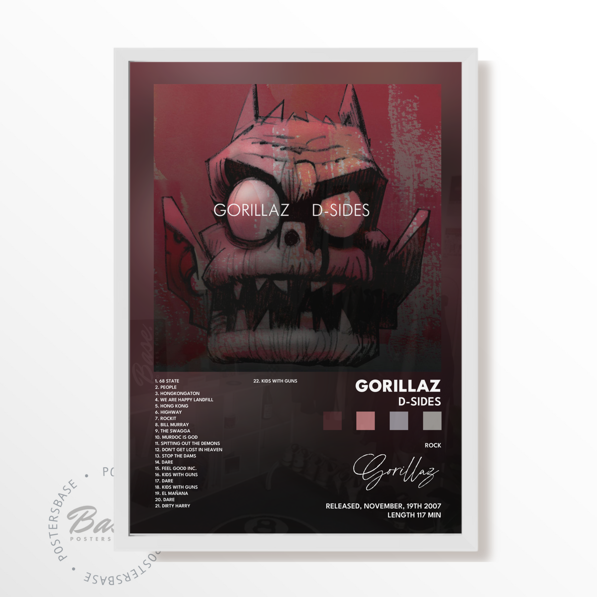 gorillaz D Sides poster