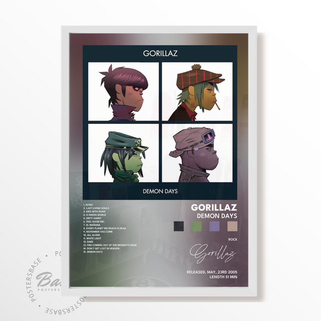 gorillaz Demon Days poster Poster – from 6.95€ | Free Shipping