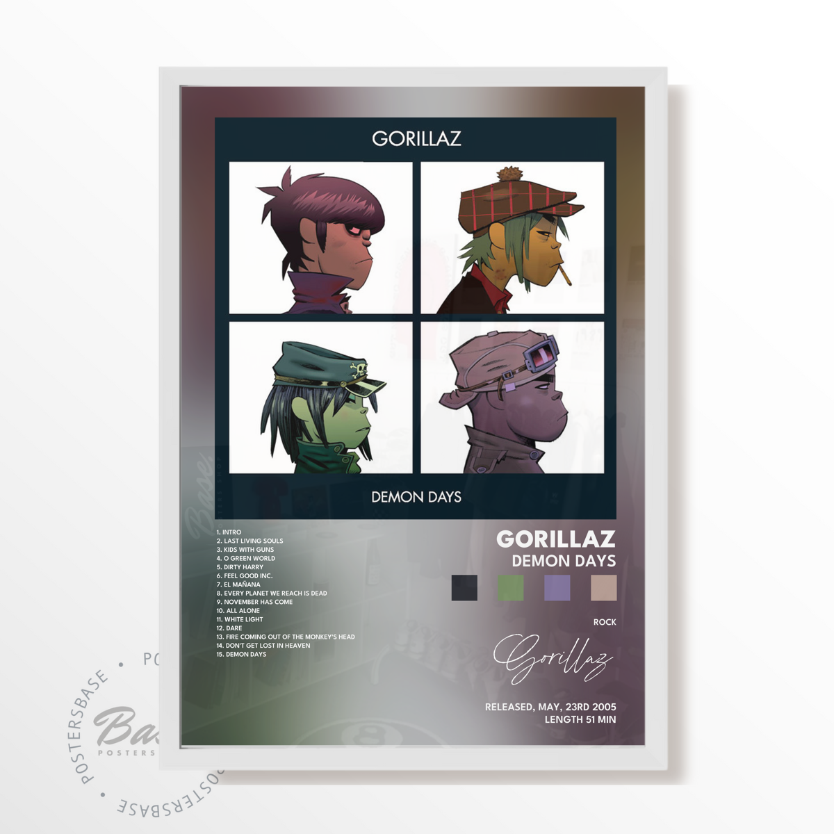 gorillaz Demon Days poster