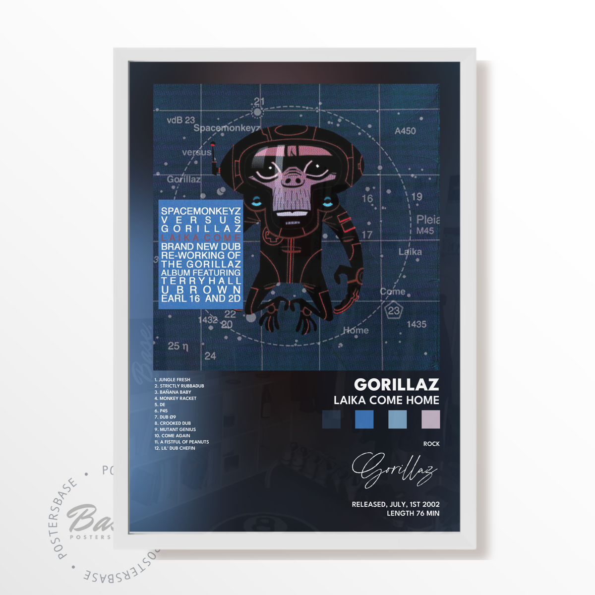 gorillaz Laika Come Home poster