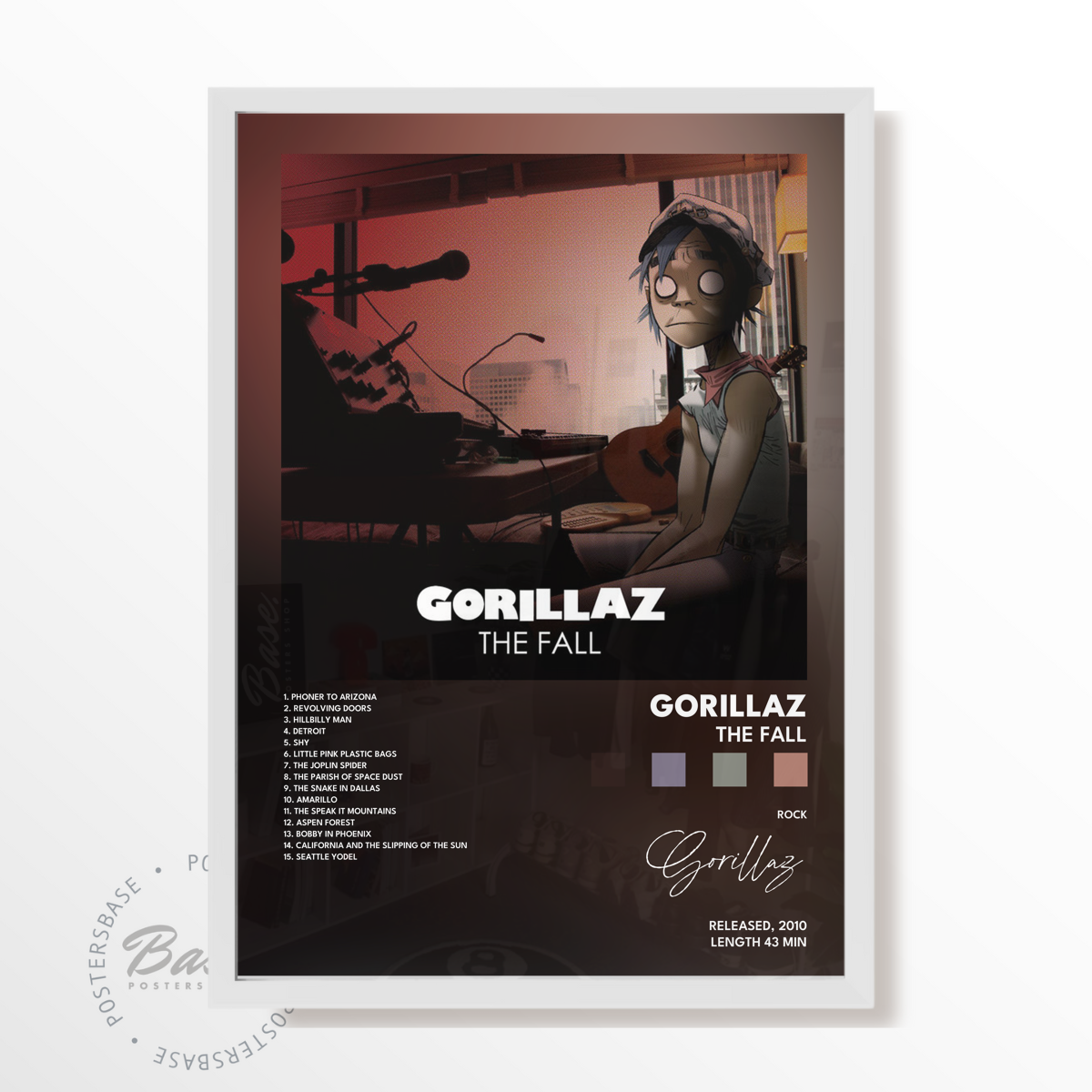 gorillaz The Fall poster