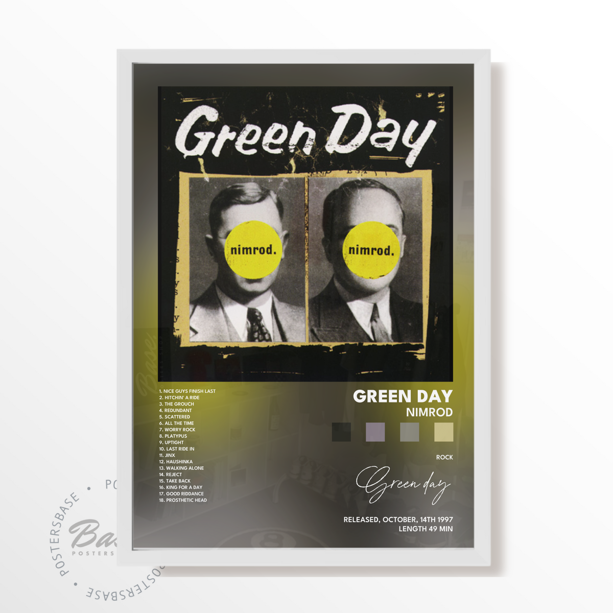 green day Nimrod poster