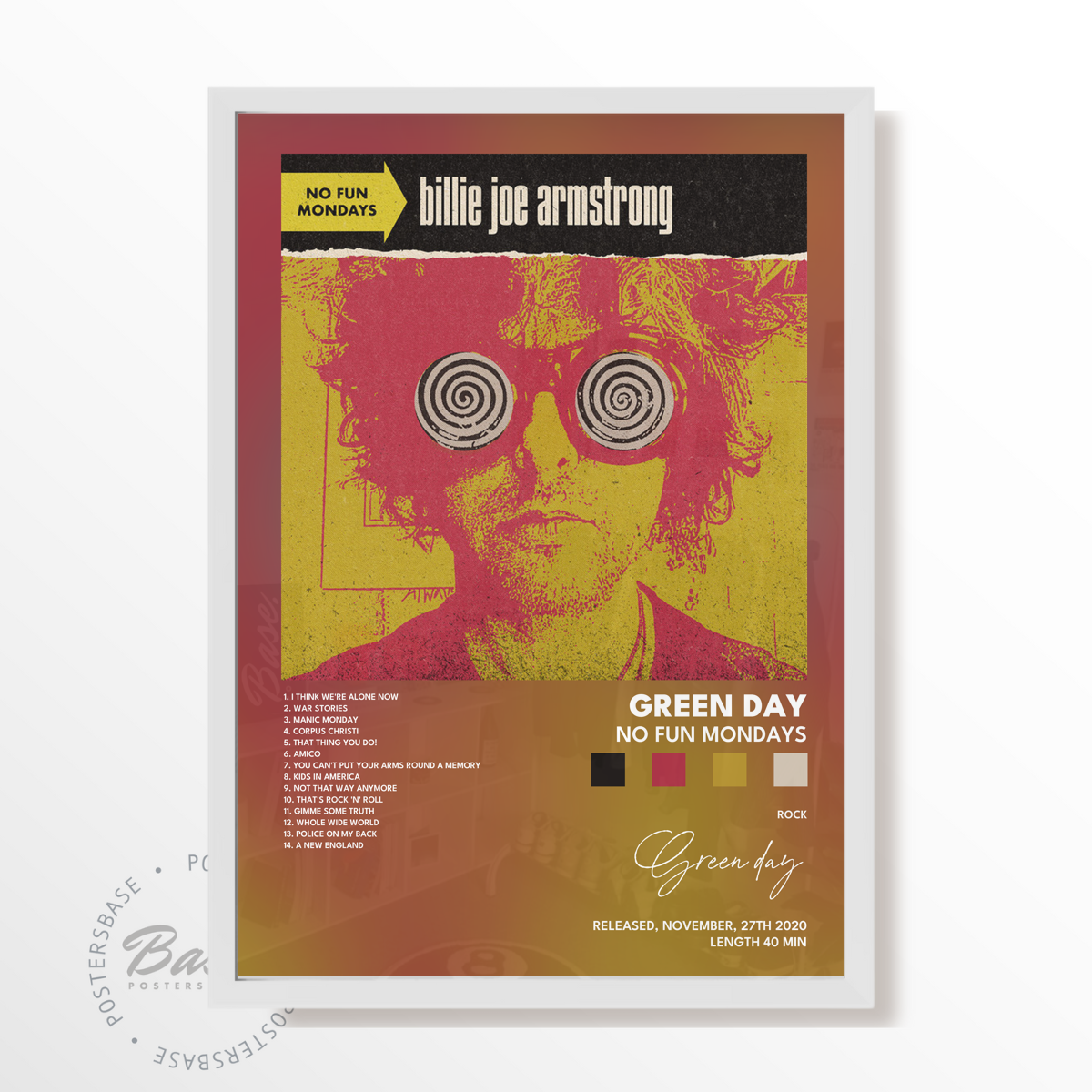 green day No Fun Mondays poster