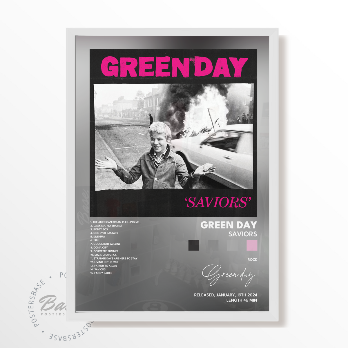 green day Saviors poster