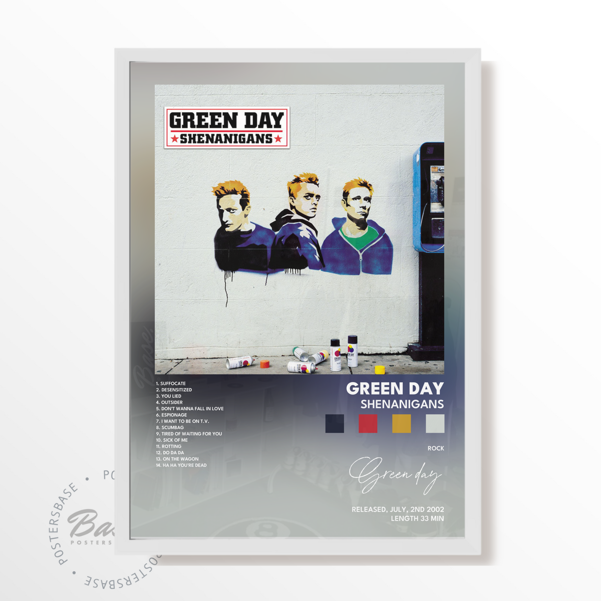 green day Shenanigans poster