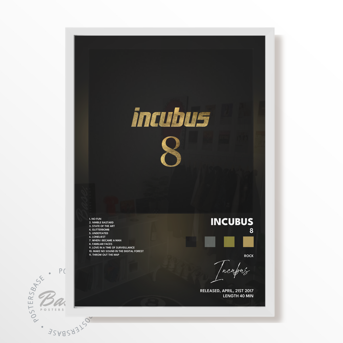 incubus 8 poster